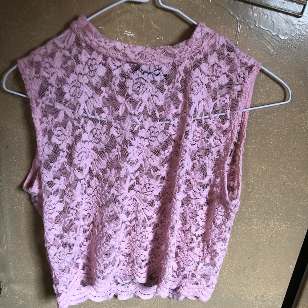 Pink Crop Top